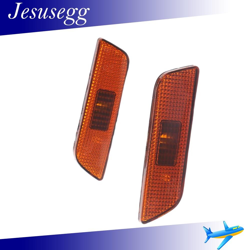 Left + Right Side Marker Lamp without Bulb For S80 2002 2003 2004 2005 2006