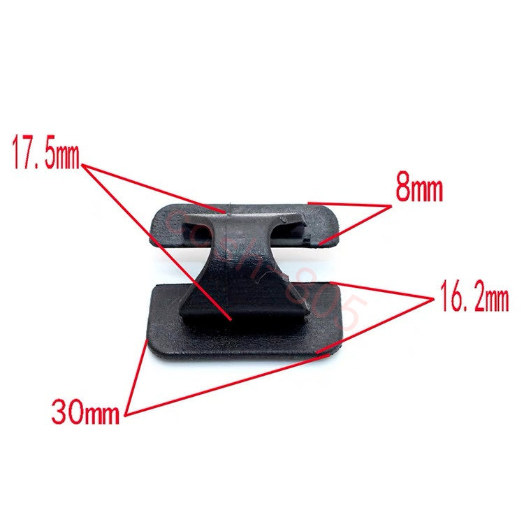 10 Pcs Car Hood Insulation Retainer Clips For Focus