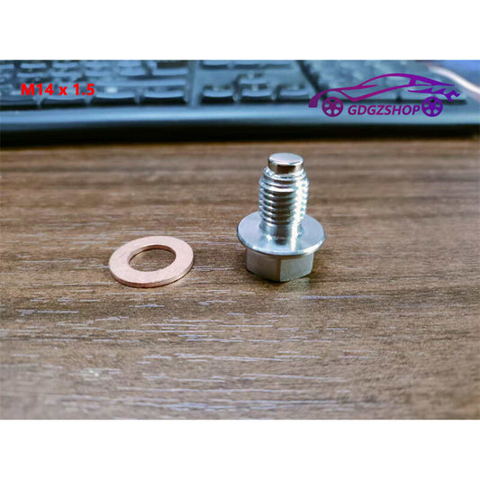 M14 x 1.5 Magnetic Oil Drain Plug with Washer for Toyota for Lexus for Nissan for Infiniti