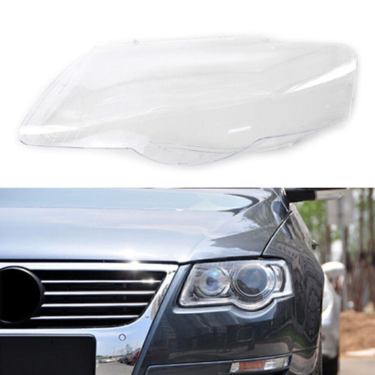 Headlight Headlamp Lens Cover Left Side Clear for VW for Passat B6 2006-09 2010 2011