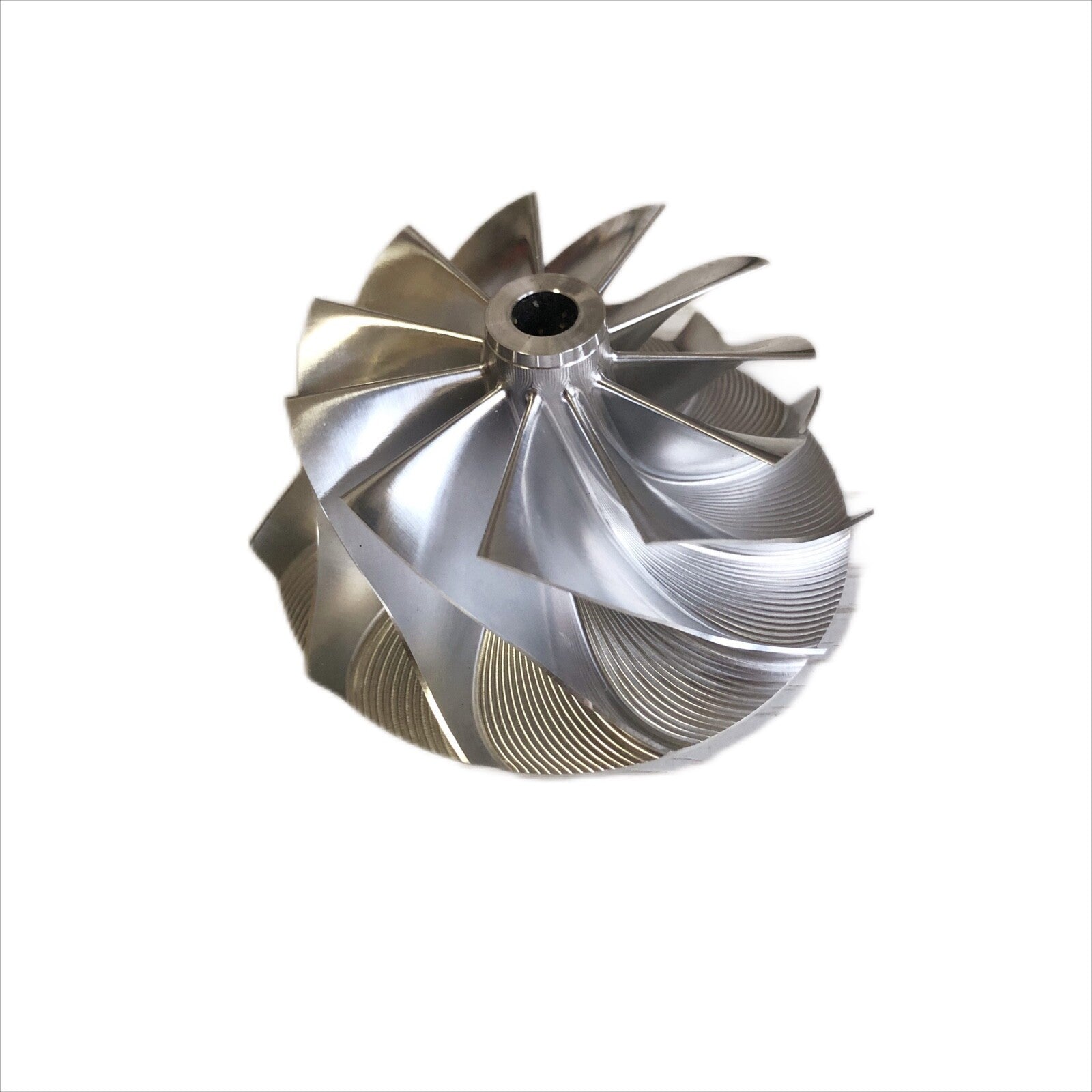 RHF5HB 49.62/61.98 mm 11+0 Blade Billet Compressor Wheel for VF30/VF34 (Upgraded Version)