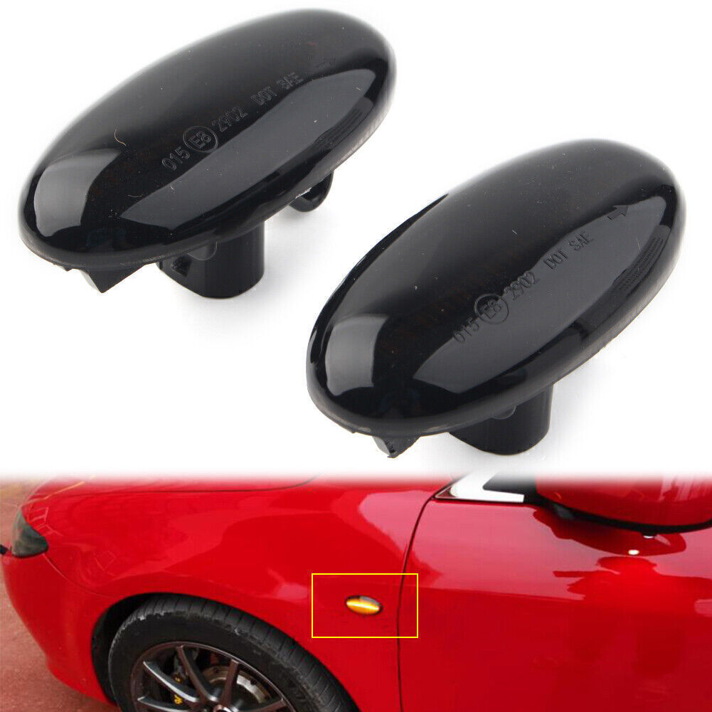LED Dynamic Side Marker Turn Signal Sequential Blinker Light Fit for MAZDA 3 2004-11