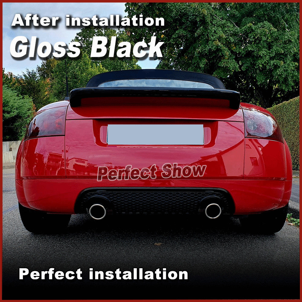 for Audi TT Mk1 Type 8N TT Quattro 1998-2006 Rear Trunk Spoiler Wing Gloss Black