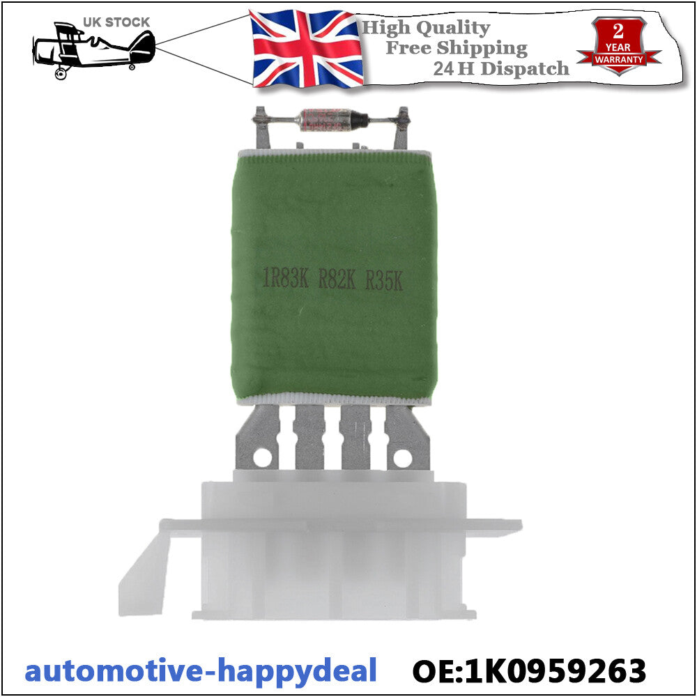 HEATER BLOWER MOTOR FAN RESISTOR for VW / for AUDI / for SKODA / for SEAT MODELS 1K0959263A