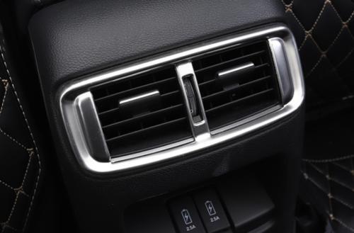 for Honda CRV CR-V 2017-2022 Silver Steel Back Row Air Outlet Vent Cover Trim 1