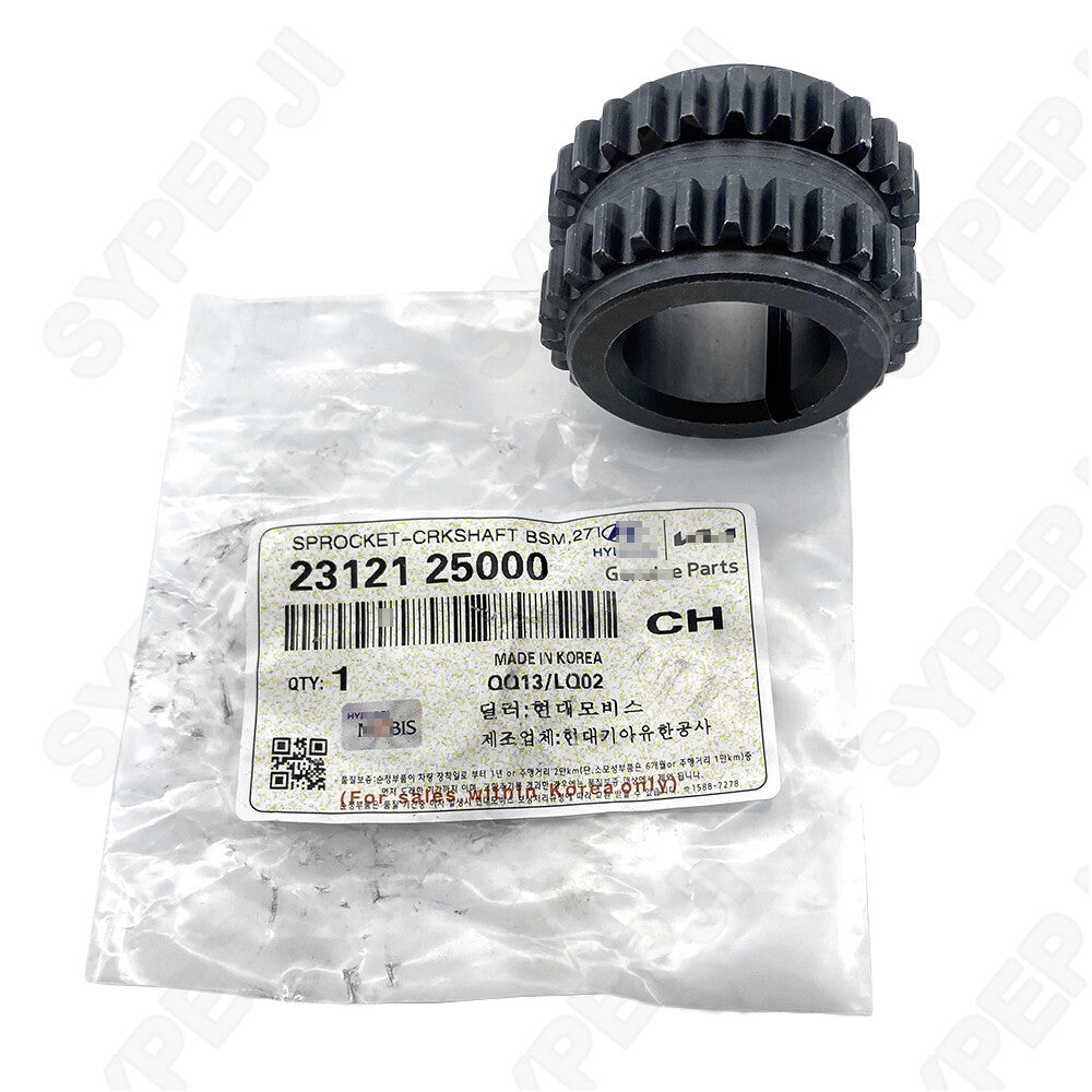 One new crankshaft sprocket for 10-14 for Hyundai for Genesis Coupe and for Kia 2.0L 23121-25000