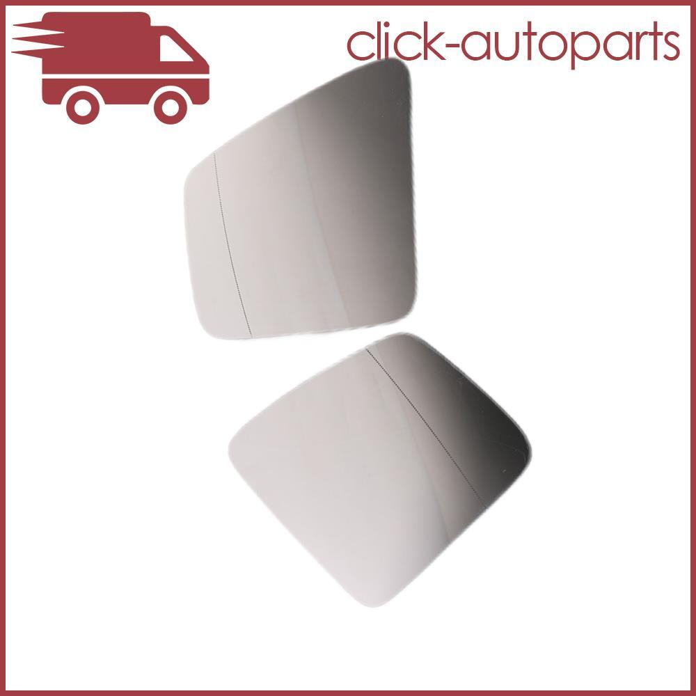 2Pcs for Mercedes A B C E CL CLS GLK-Class Left Right Wing Mirror Glass Heated