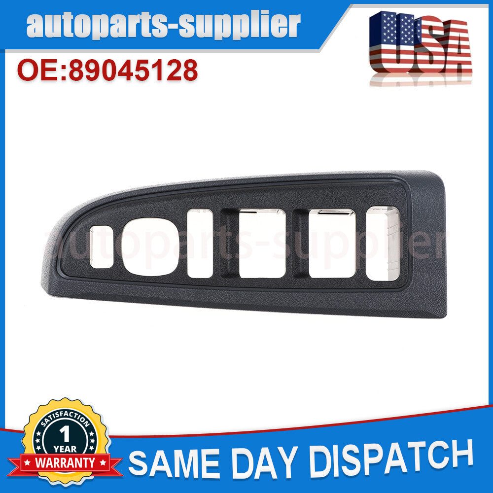 Master Window Switch Bezel for Chevrolet Silverado for GMC for Sierra 1500 2500 3500 (Left Side)