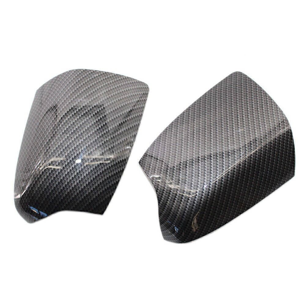 Wing Door Mirror Cover Cap Replacement Carbon Fiber Style Fit for Ford Focus 05-2008