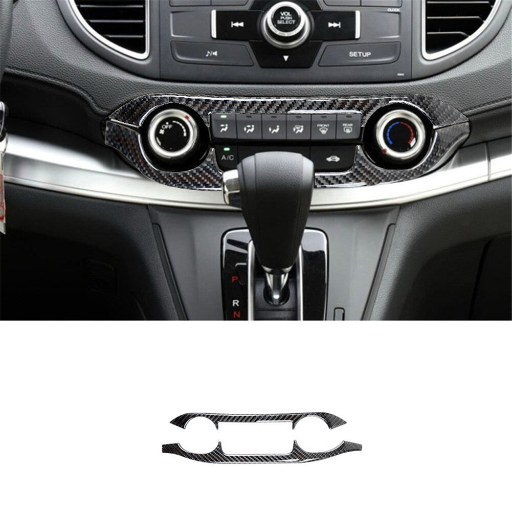 Carbon Fiber Digital Climate Control Trim for Honda CRV CR-V 2015-2016 Type A