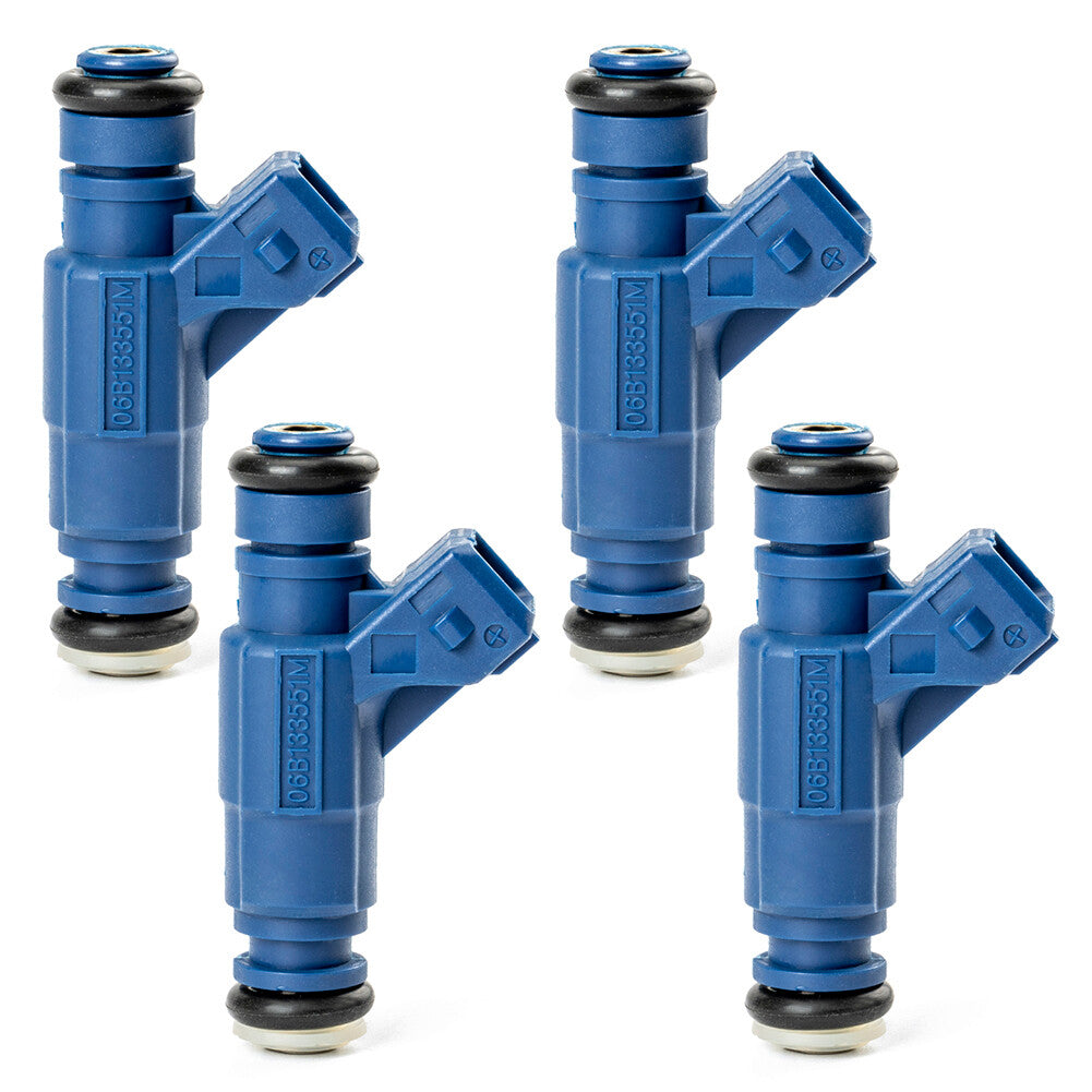 4-pack of fuel injectors for Audi for A4 QUATTRO 1.8L turbocharged 2001-2005