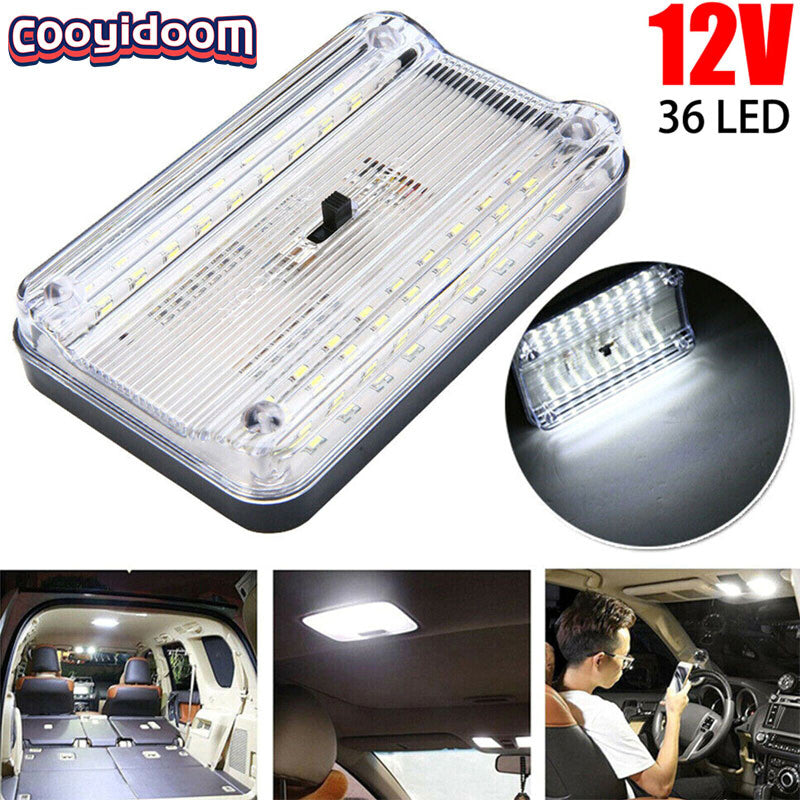 36 LED White Reading Dome Light for RV Interior Cabin Car Ceiling Light - Car RV