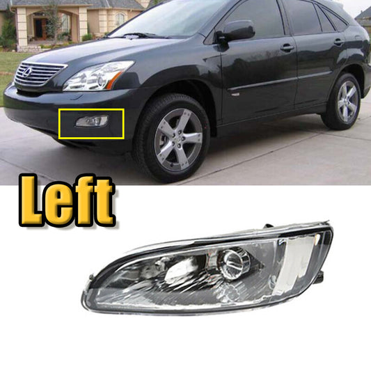 Left Driver Clear Front Bumper Fog Light for Lexus RX300 RX330 RX350 2004-2009