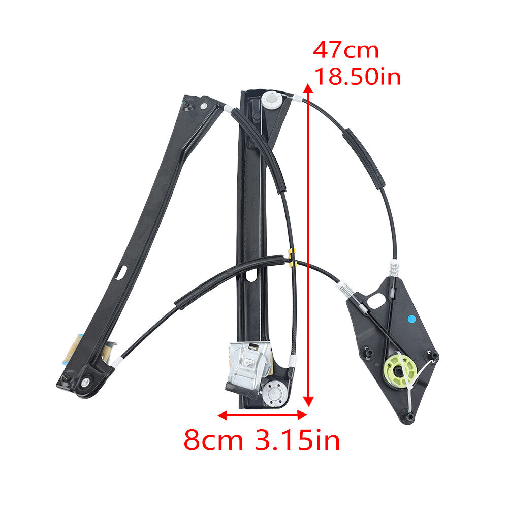 F¨¹r for VW Polo 2009-2022 Fensterheber Elektrisch Ohne Motor Vorne Rechts 6R4837462