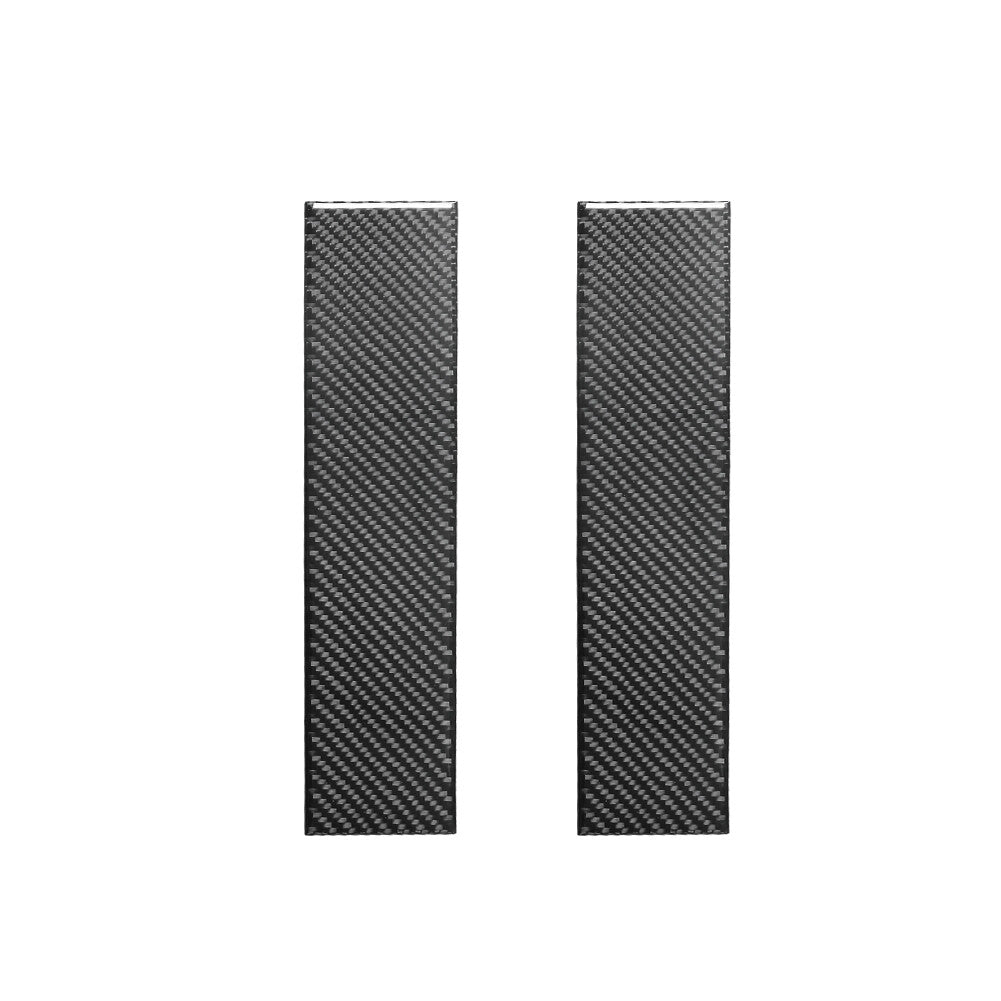 2Pcs Carbon Fiber Floor Console Storage Panel Cover Trim for LEXUS RX330 RX350