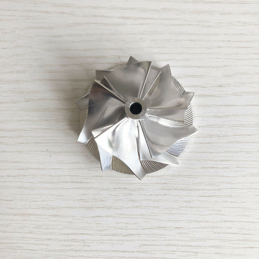 K04 46.00/60.00 mm 5+5 blade high-performance turbine blank compressor wheel