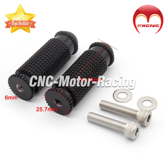General-purpose CNC motorcycle folding foot spikes rear footrest racing pedals