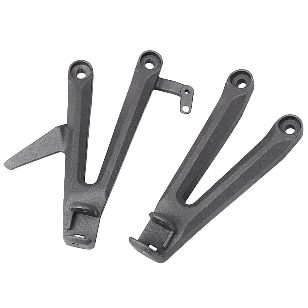 for Honda CBR1000RR 2004-07 Black 1x Rear Passenger Foot Pegs Footrests Bracket