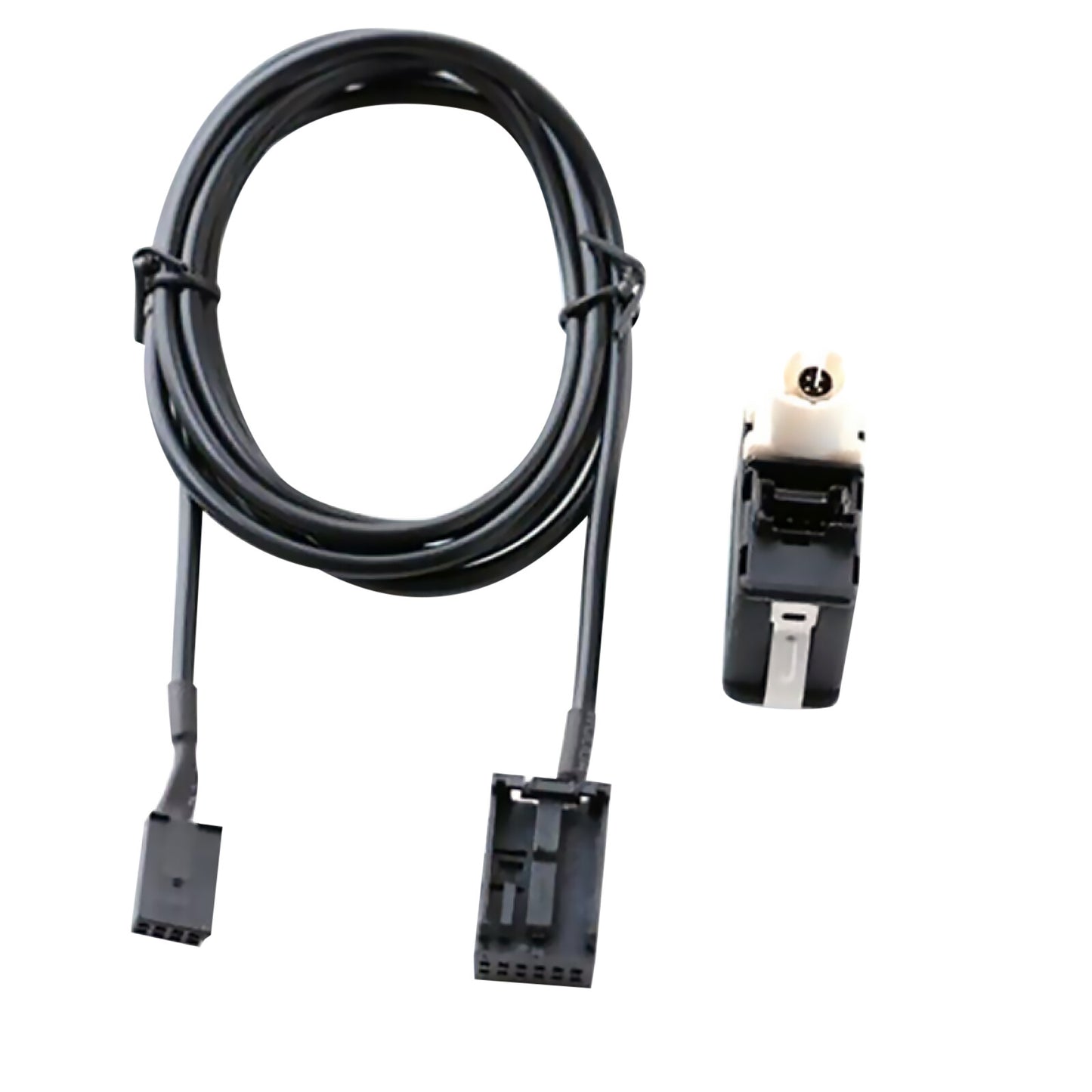For NAVIGATION AUX Interface AUX USB Dash Audio 12Pin Cable for BMW E39 E53 X5