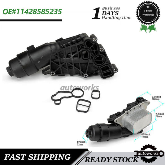 Engine Oil Cooler Filter Housing Assembly for Mini Cooper for BMW i8 X1 11428585235