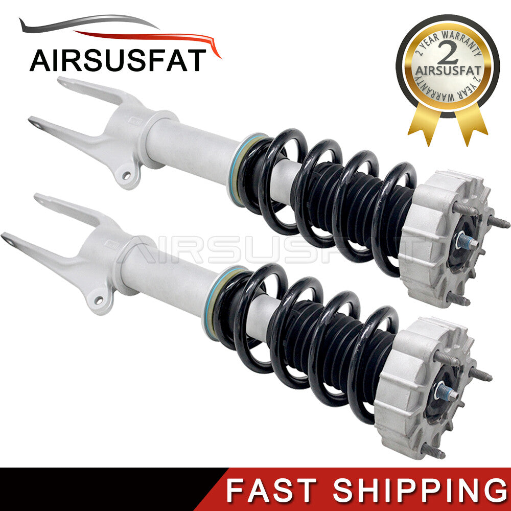2x Front for Porsche for Panamera 2010-2016 LeftRight Suspension Shock Struts w/EDC
