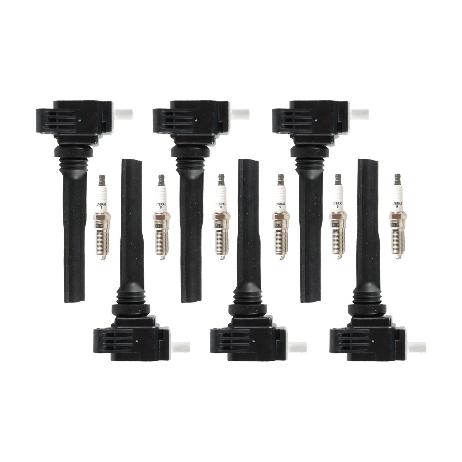6x Ignition Coils  Iridium Spark Plugs For 2018-2019 for Ford for Navigator Expedition