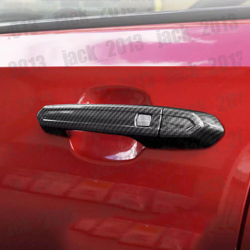 for Cadillac CT4 2020-2023 Carbon Fiber style Side Door Handle Covers Trim 4PCS