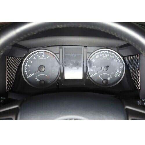 Genuine Carbon Fiber Dashboard Both Sided Bezel for Toyota Tacoma 16-22