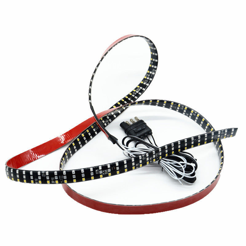 60 Inch 3-Row LED Truck Tailgate Light Bar Strip Reverse Stop Turn Signal Lamp