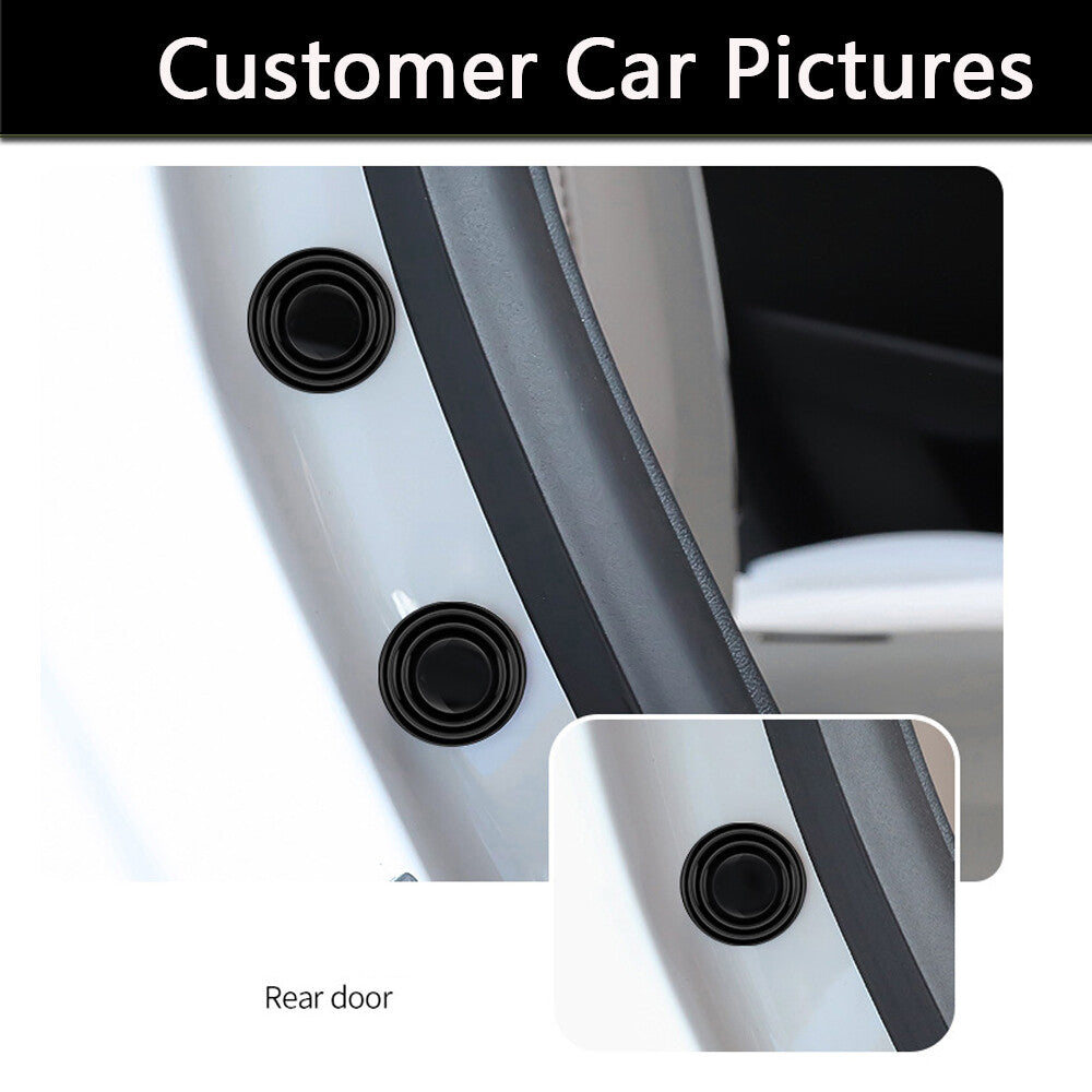 8PCS Car Auto Door Absorber Cushion Gasket Decoration Sticker Absorber Shock Pad