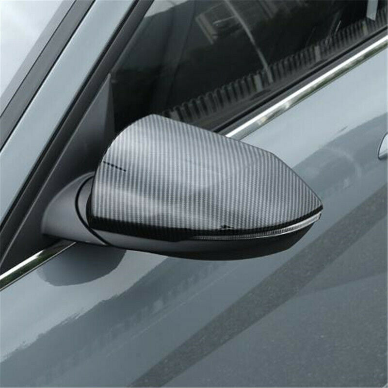 Carbon Fiber Side Door Rearview Mirror Cover Trim for Hyundai for Elantra 2021-2022