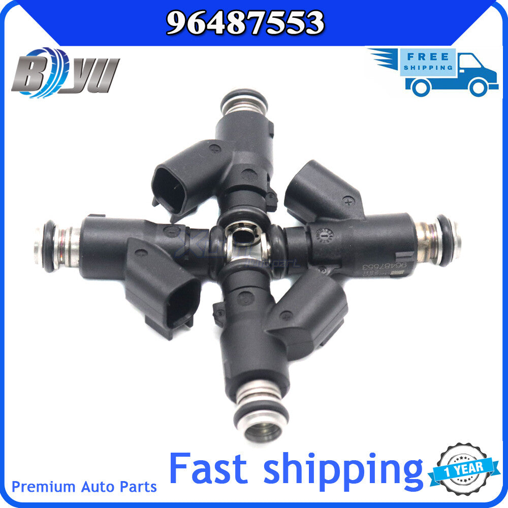 4-pack fuel injectors 96487553 for Chevrolet Aveo Aveo5 06-08 for Pontiac Wave5 1.6L