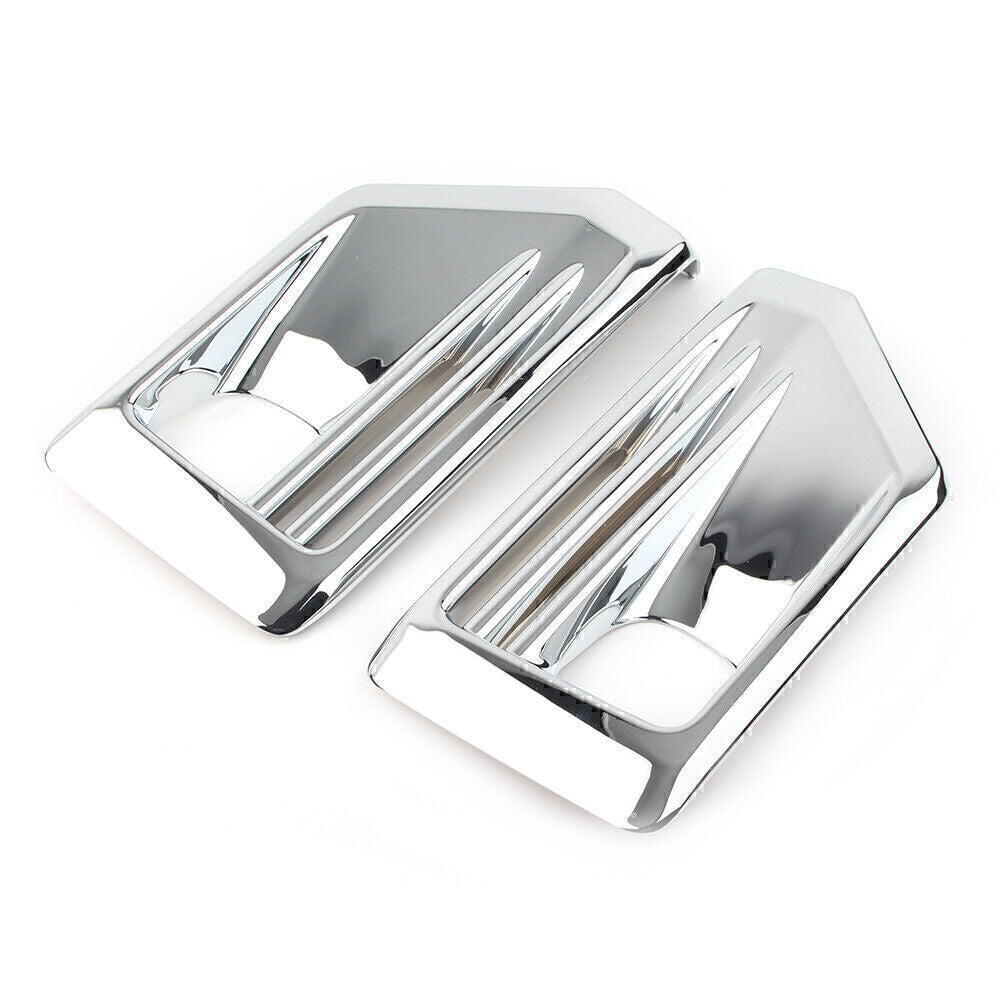 Front Fog Light Indicator Cover Trim ABS Chrome Fit for Toyota RAV4 Adventure 19-20
