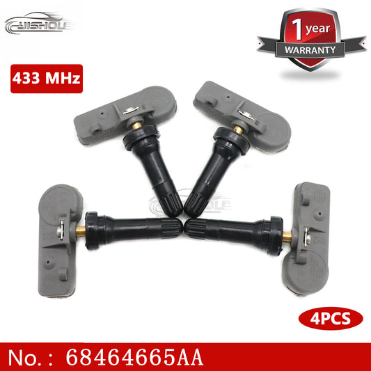 4-pack of new TPMS tire pressure sensors 68464665AA for Jeep Gladiator 2020/2021