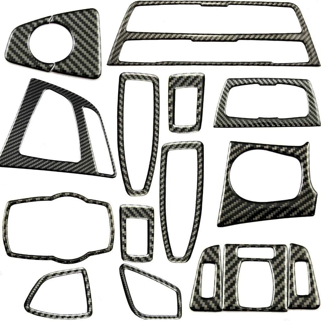 Carbon fiber interior trim protective cover stickers suitable for BMW 3 Series, F30, F32, F34, F31
