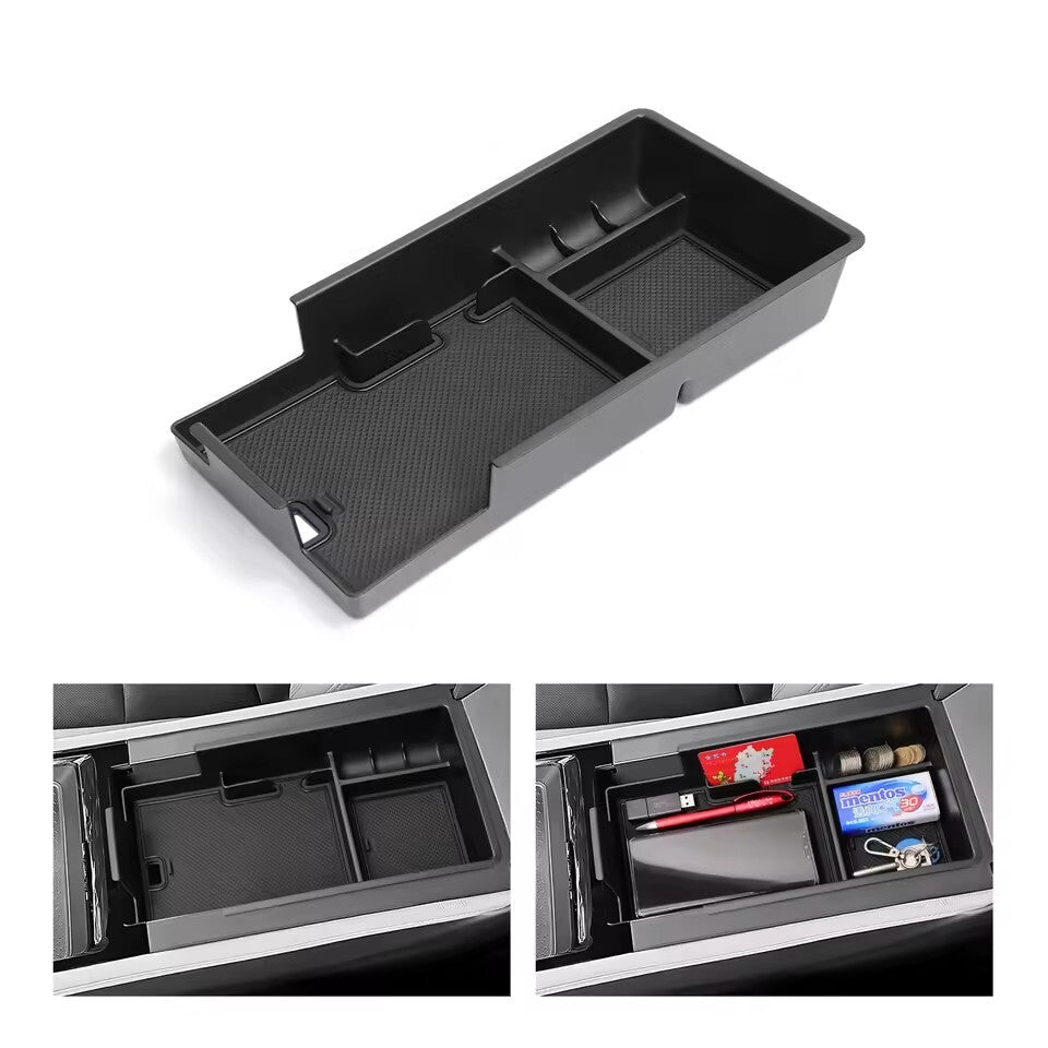 for Chevrolet Blazer EV 2024 2025 Armrest Storage Box Car Tray Organizer