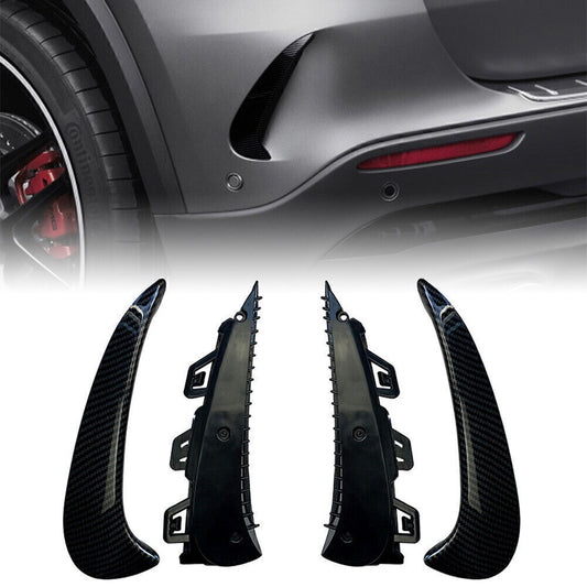 Rear Bumper Splitter Spoiler Air Vent for Benz GLA200 260 H247 20-UP GLA35