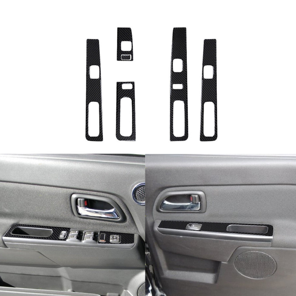 Carbon Fiber (4DR) Door Control Cover For Colorado 2004-2012/ for Canyon 2005-2012