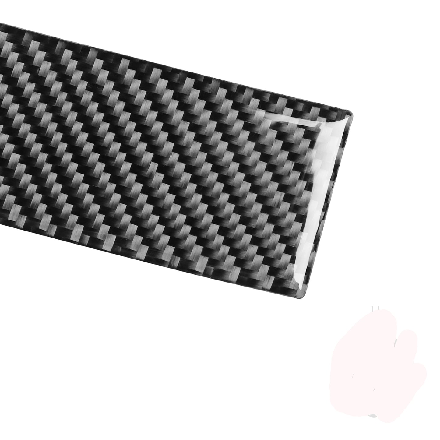 for Chevrolet for Corvette C6 Carbon Fiber for Seat Heater Button Storage Box Cover Trim