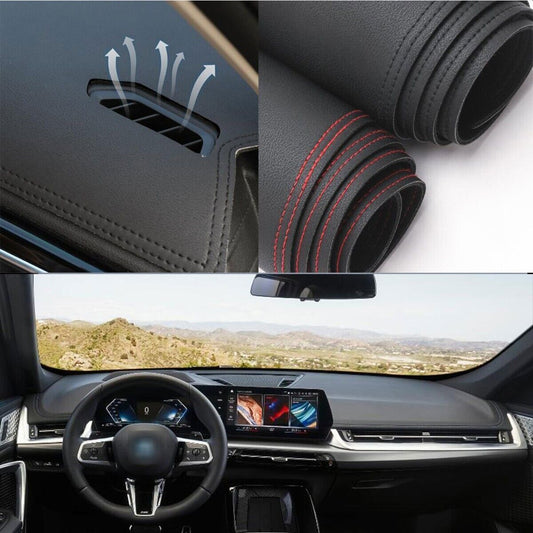 1P PU leather Dashboard Dash Mat Non-slip DashMat Sun Shade for BMW X1 iX1 2023+