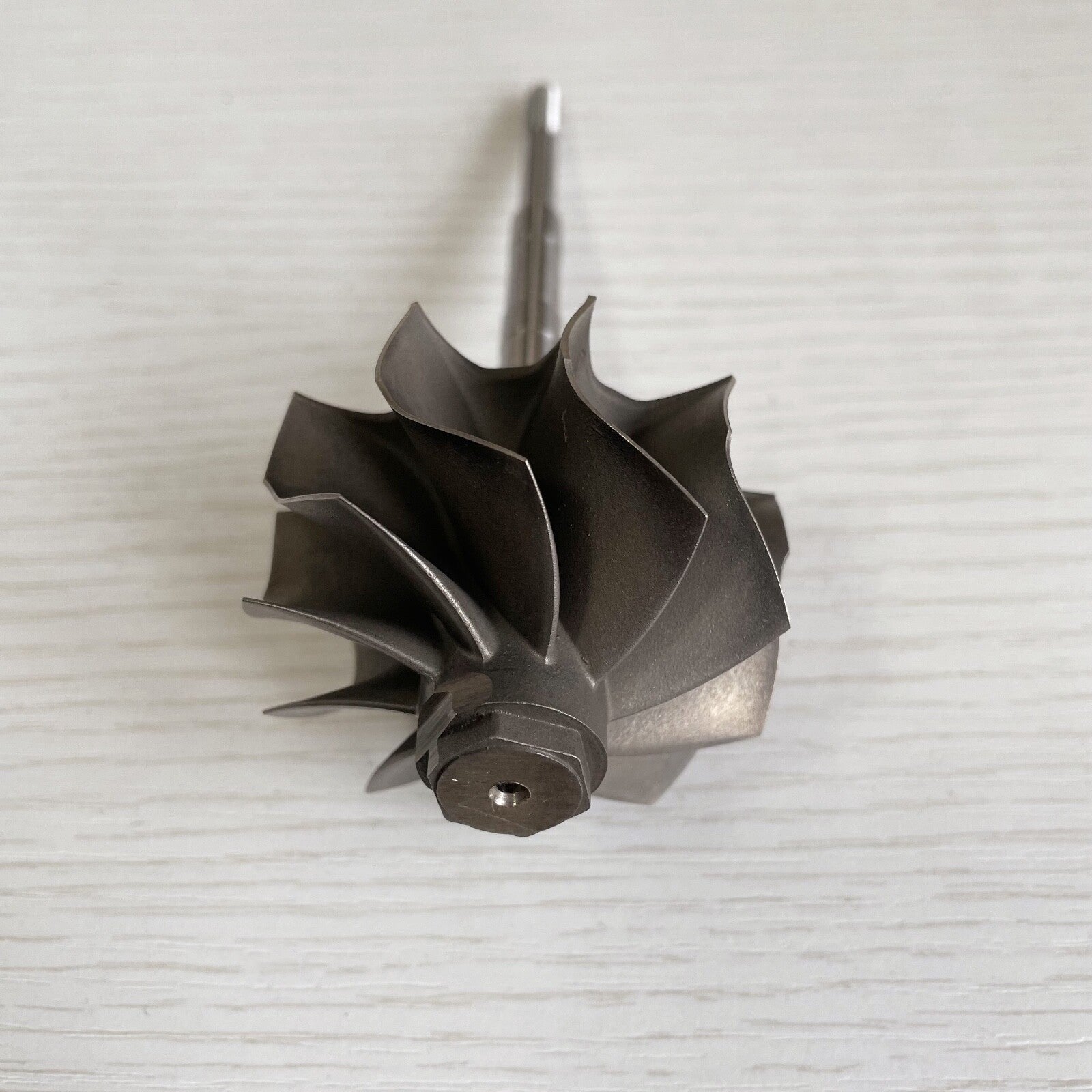 GT3071R 53.6/56.5 mm 10-blade trim 90-ball bearing turbine shaft and wheel