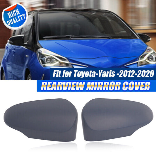 for Toyota Yaris 2012-2020 Rear View Side Door Wing Mirror Covers Cap