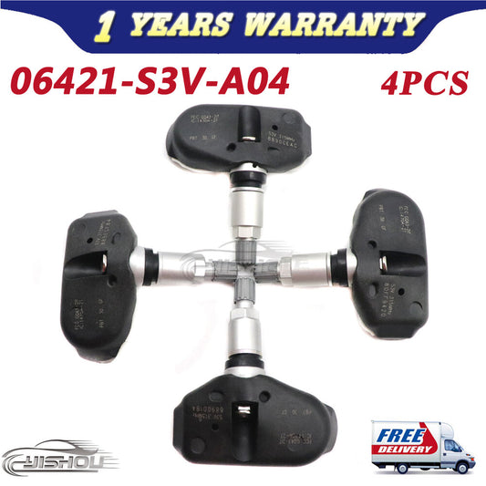 4pcs Tire Pressure Sensors TPMS for Honda Pilot Odyssey Ridgeline for Acura TL MDX