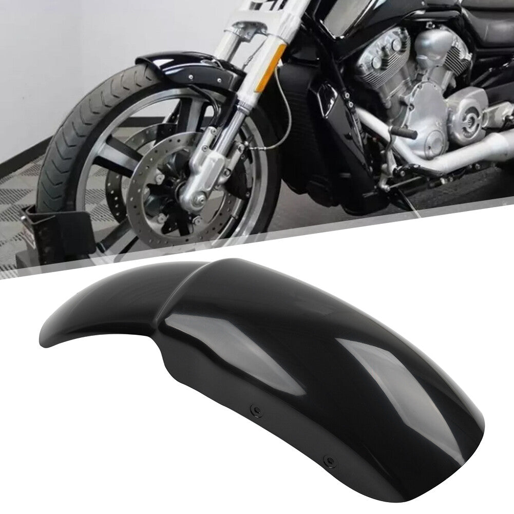 Black Front Wheel Tire Mudguard for Harley VRSCF V-Rod Muscle 2009-2017