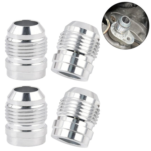 4Pcs AN10 -10AN Male Billet Steel Weld On Fitting/Adapter 6061-T6 Aluminum Alloy