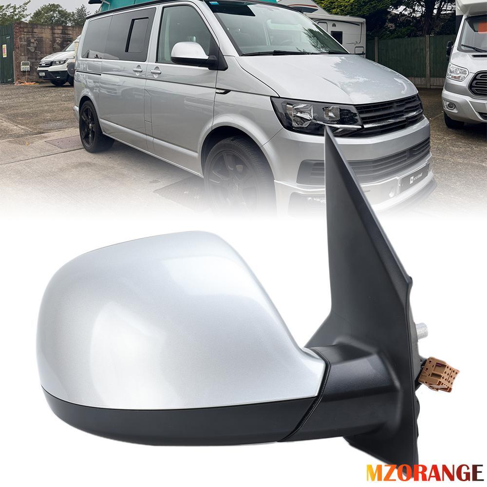for VW T6 Transporter 2015-2024 Right Wing Mirror Mirror Heated Silver