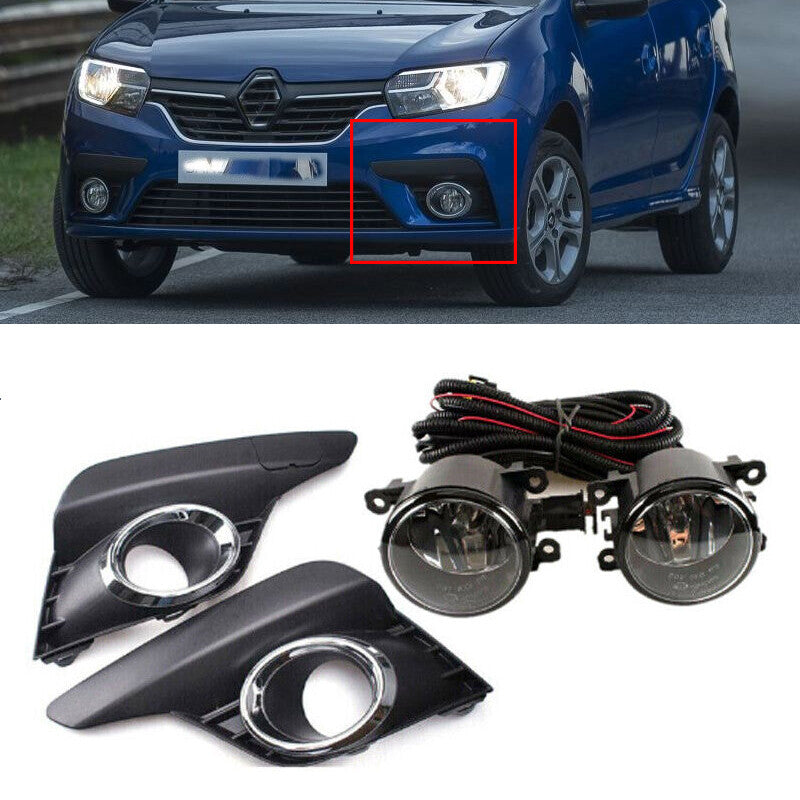 for Renault Sandero Logan Megane Symbol 2018-2020 Front Bumper Fog Lamp Assembly