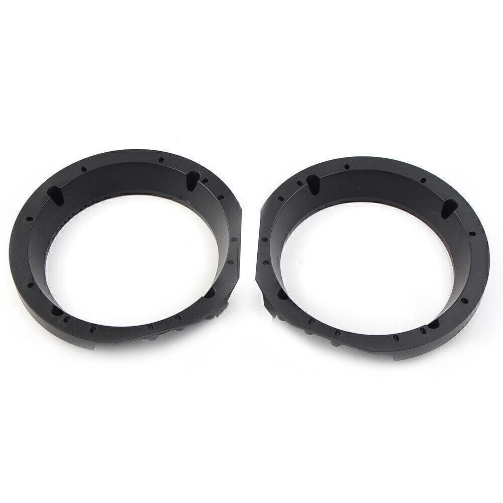 5.25¡±-6¡± Speaker Adapter Bracket Rings Black for Harley Batwing Electra Glide