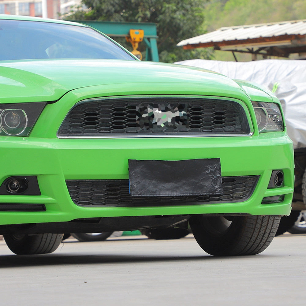 Black Front Bumper Fog Light Lamp Cover Trim Bezels for Ford for Mustang 2010-2014