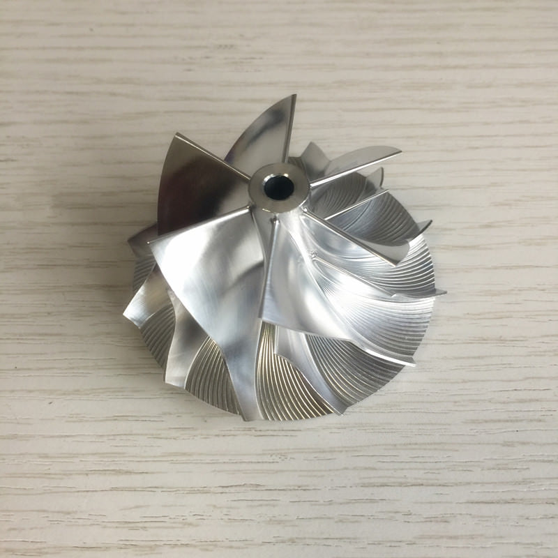 GT15-25 47.00/61.98 mm 6+6 Blade High-Performance Turbine Billet Compressor Wheel